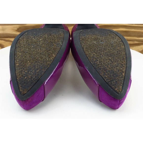 BCBGeneration Women‎ Sz 8.5 M Purple Platform Synthetic Shoes - Picture 6 of 7